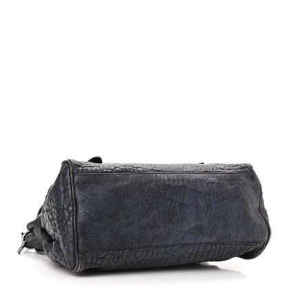 Mulberry Metallic Shrunken Calfskin Alexa Midnight Blue 3 of 10