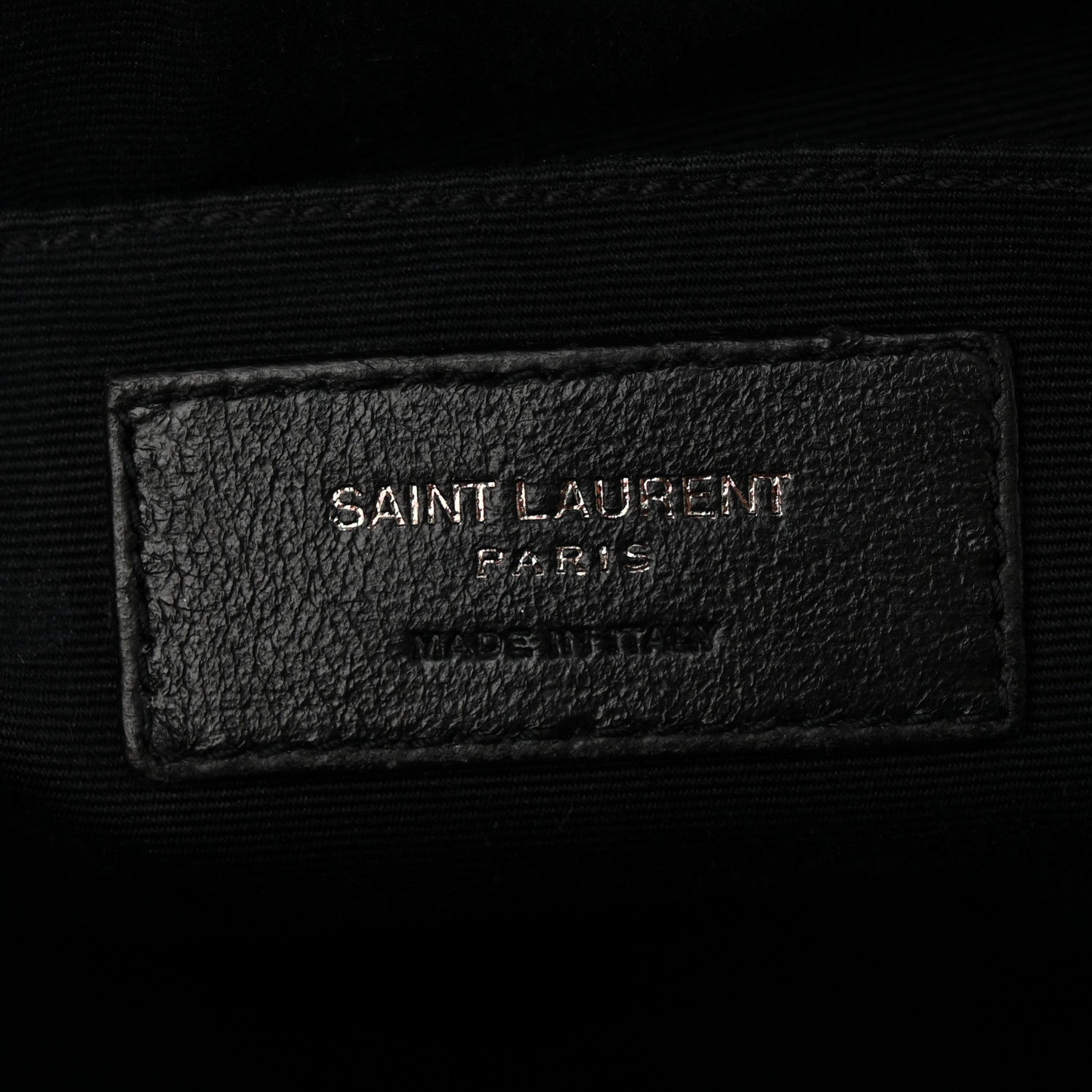Saint Laurent Calfskin Matelasse Monogram Lou Camera Bag Black 6 of 10