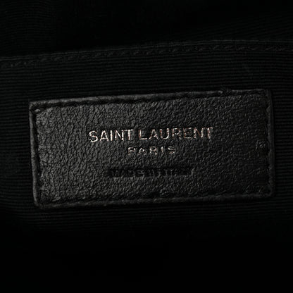 Saint Laurent Calfskin Matelasse Monogram Lou Camera Bag Black 6 of 10
