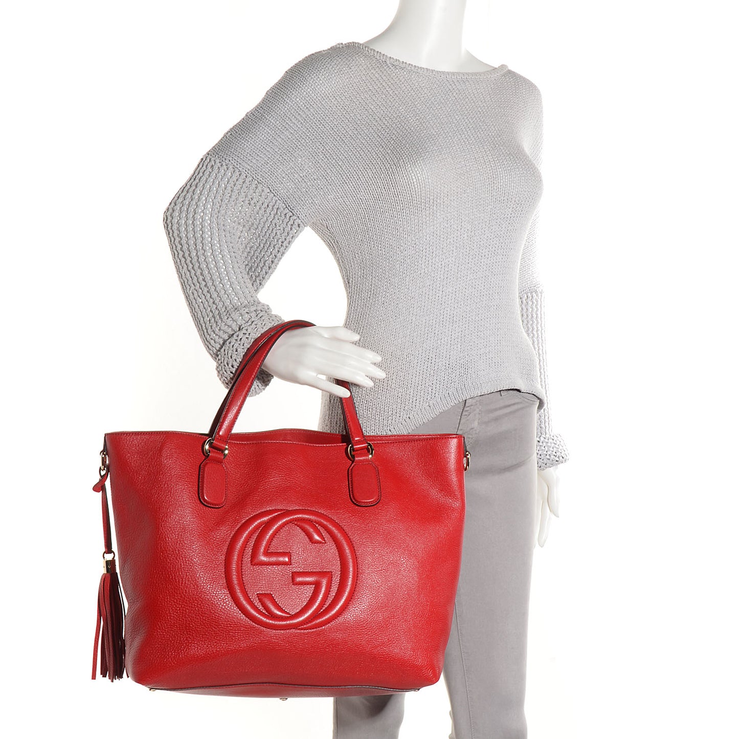 Cellarius Calfskin Large Soho Working Tote Tabasco