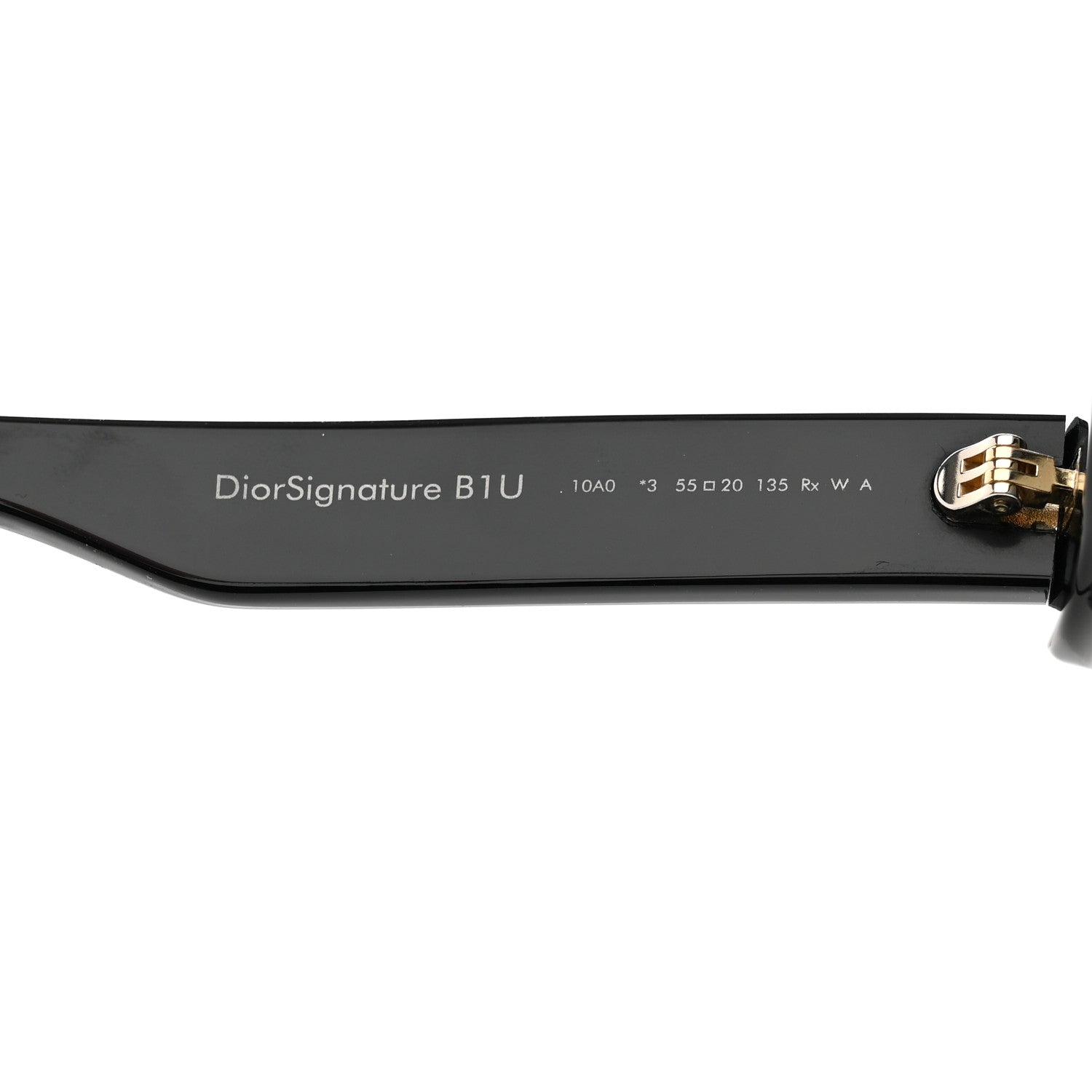 Christian Dior Acetate DiorSignature B1U Butterfly Sunglasses Black 5 of 8
