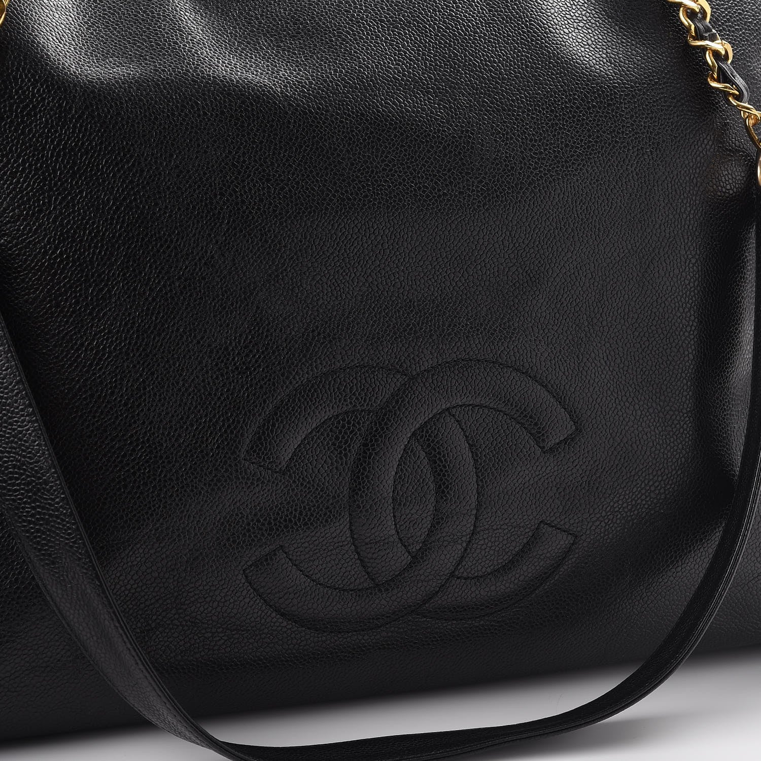 Chanel Caviar XL Weekender Bag Black 11 of 17