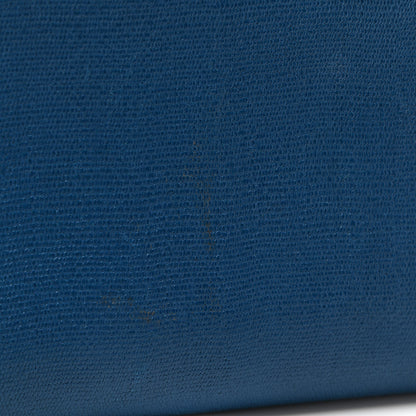 Saint Laurent Textured Calfskin Classic Y Ligne Clutch Blue 9 of 9