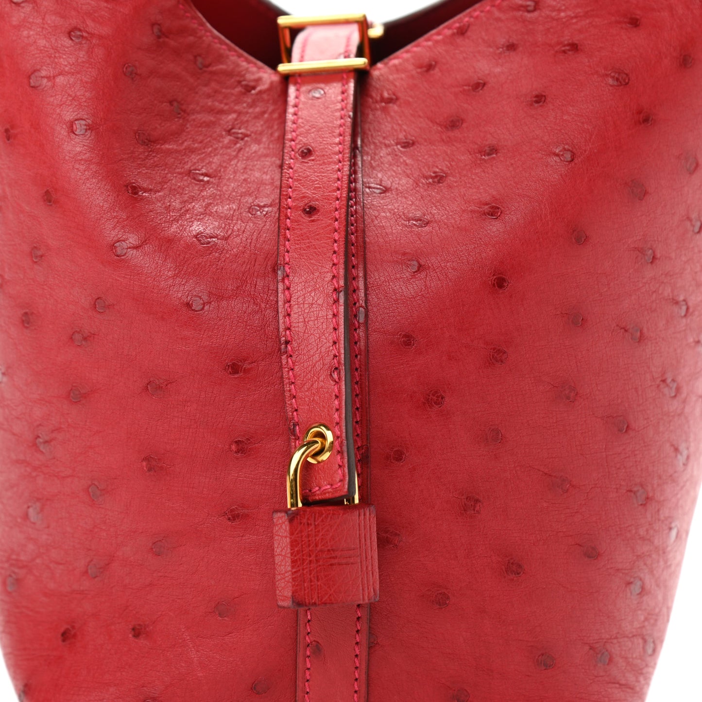 Ostrich Picotin Lock 18 Rouge Vif
