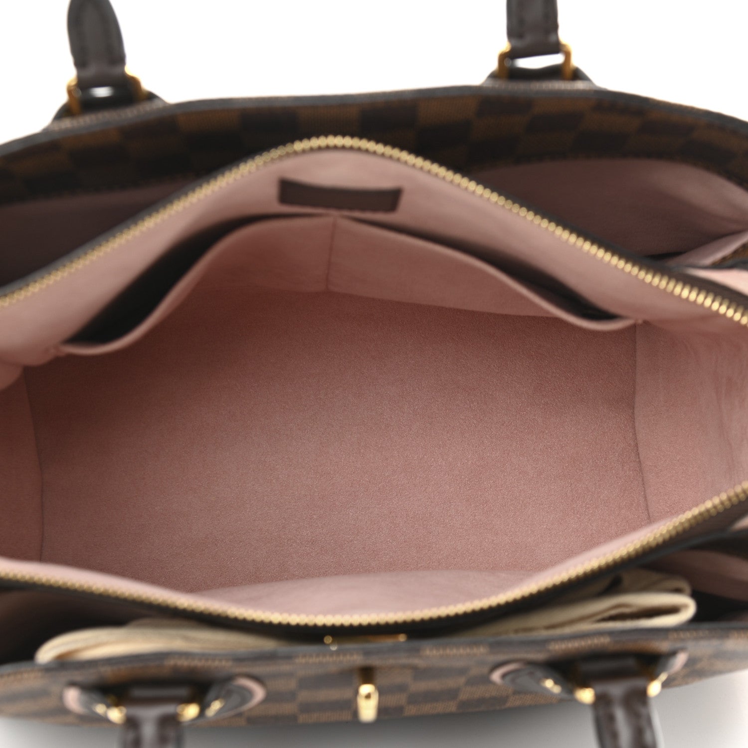 Louis Vuitton Cuir Taurillon Damier Ebene Normandy Magnolia 4 of 14