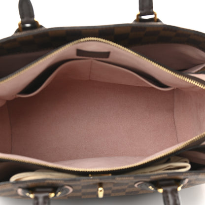 Louis Vuitton Cuir Taurillon Damier Ebene Normandy Magnolia 4 of 14