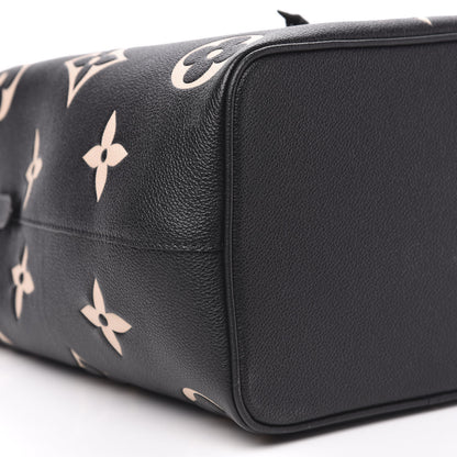 Louis Vuitton Empreinte Monogram Giant Neonoe MM Black Beige 8 of 9