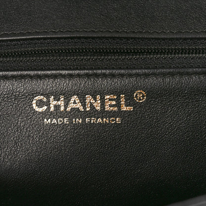 Chanel Calfskin Quilted Chevron In The City Bag Black 6 of 11