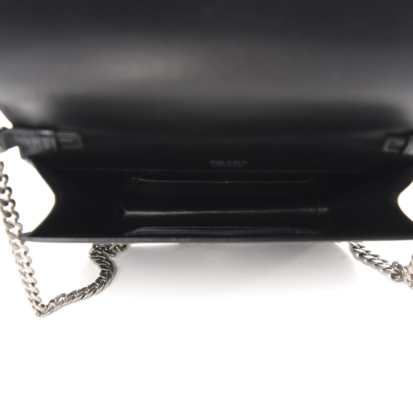 Soft Calfskin Impunture Small Diagramme Crossbody Bag Black