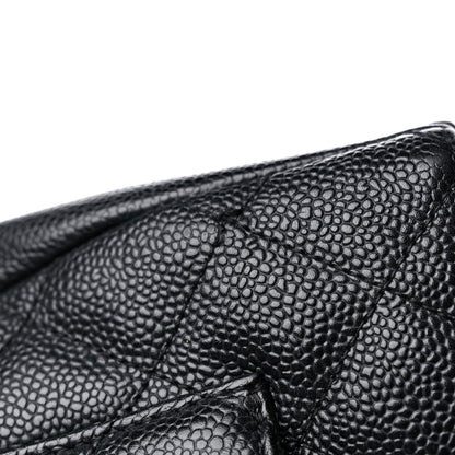 Chanel Caviar Quilted Grand Shopping Tote GST Black 14 of 16