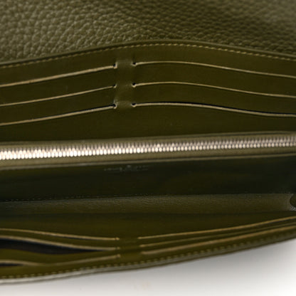 Louis Vuitton Taurillon Capucines Snakeskin Wallet Khaki 5 of 7