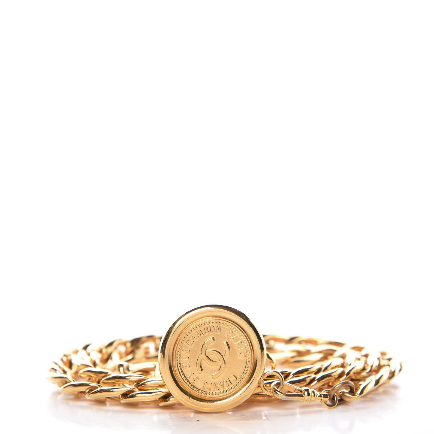 Chain Medallion Belt Gold