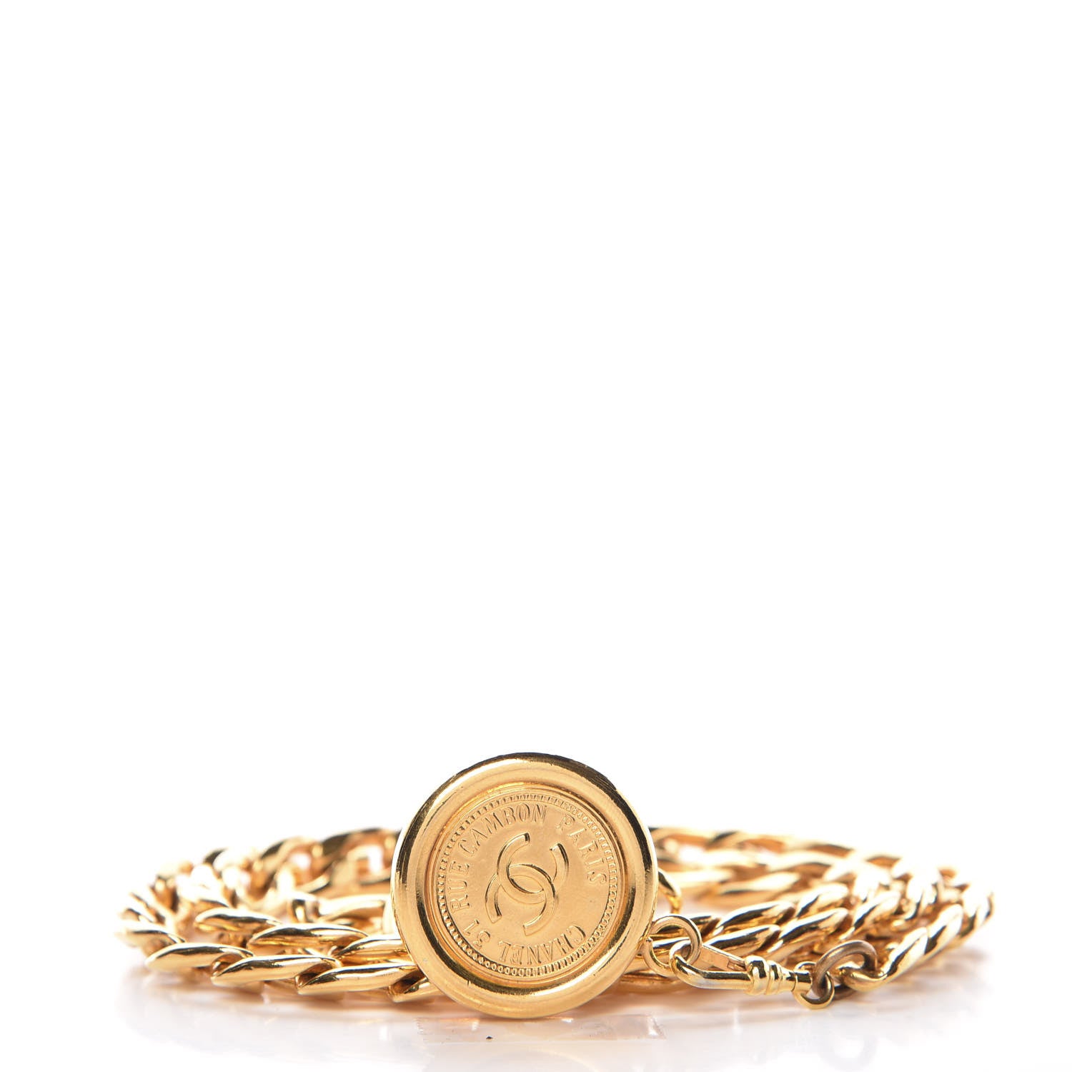 Chanel Chain Medallion Belt Gold 1 of 5