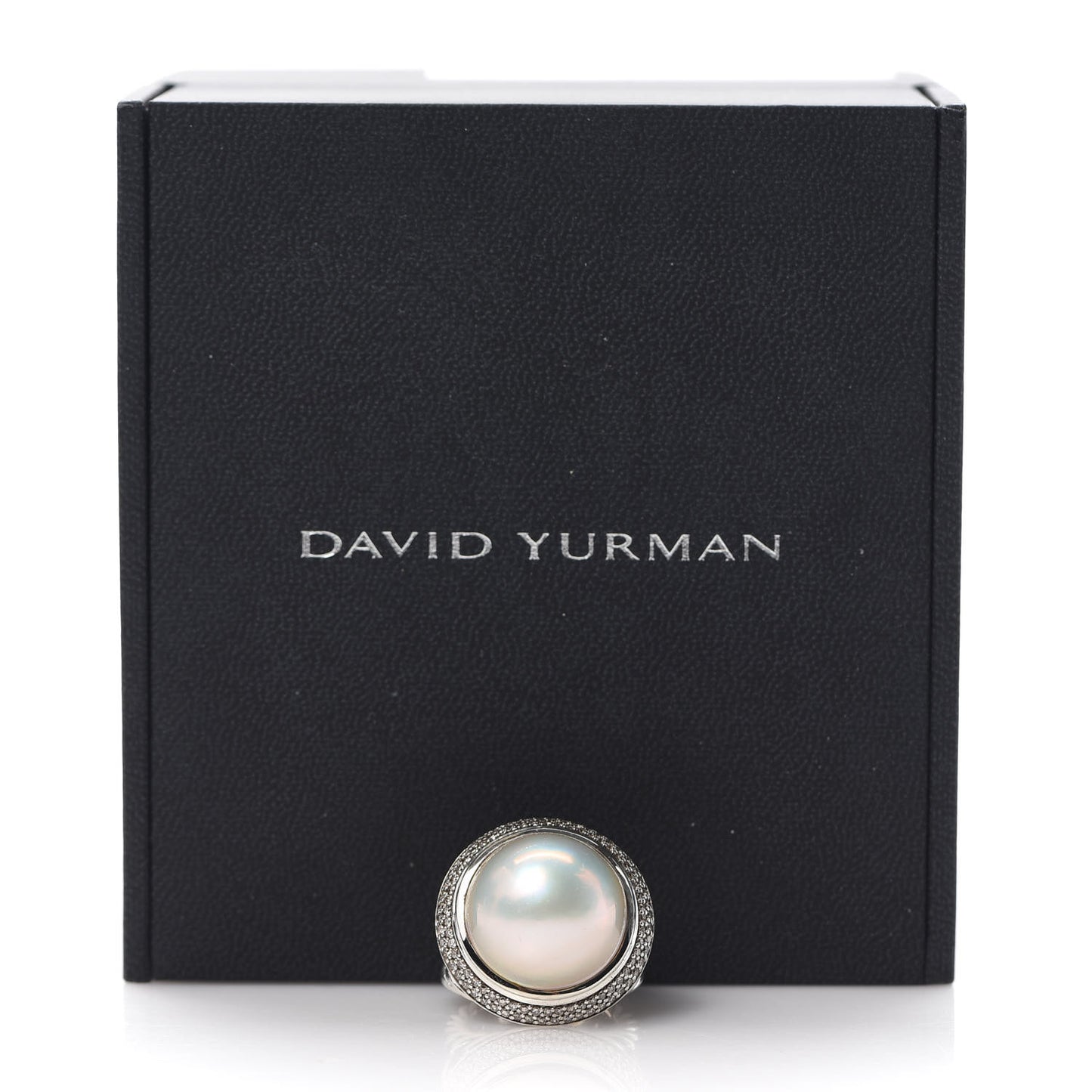 Sterling Silver Diamond Pearl 18mm Cerise Ring 52 6