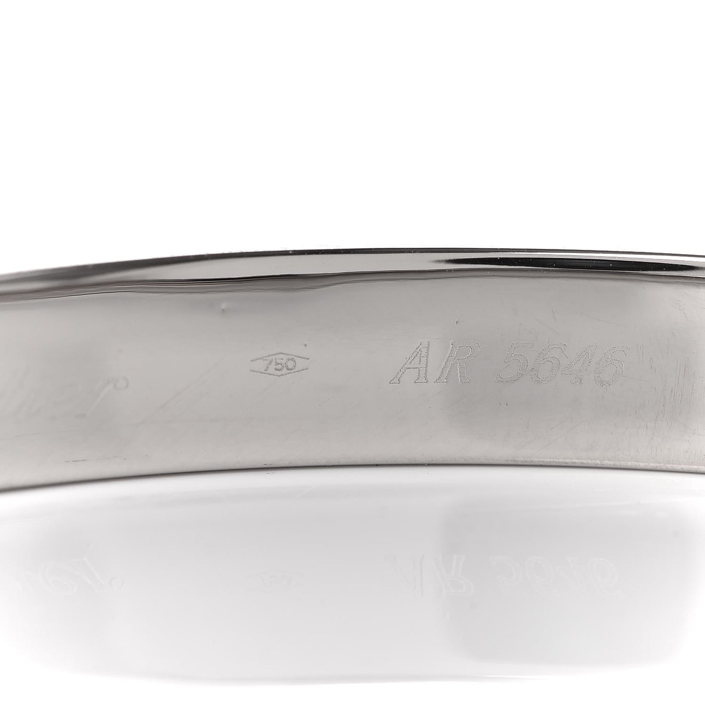 18K White Gold LOVE Bracelet 16