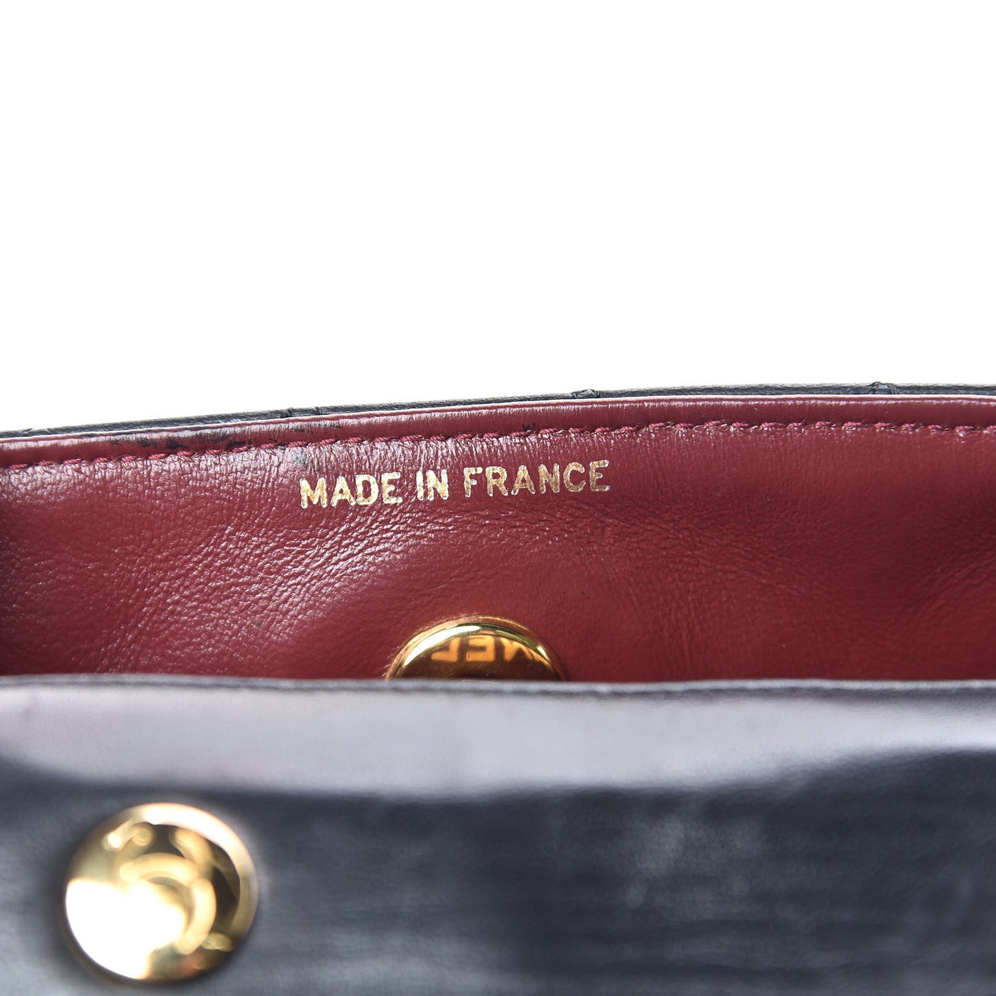 Lambskin Quilted Extra Mini Flap Black