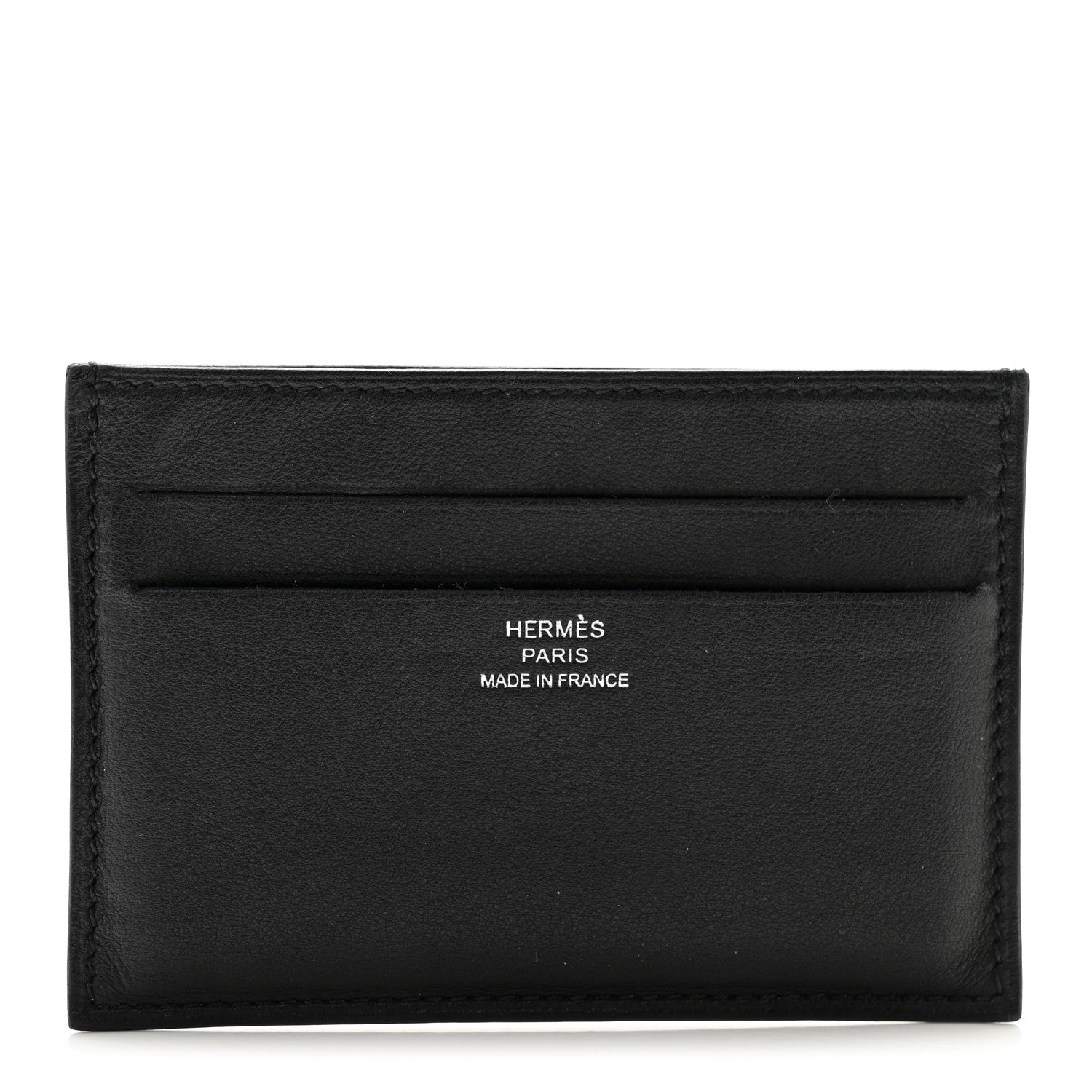 Hermes Swift Citizen Twill Card Case Black 1 of 8