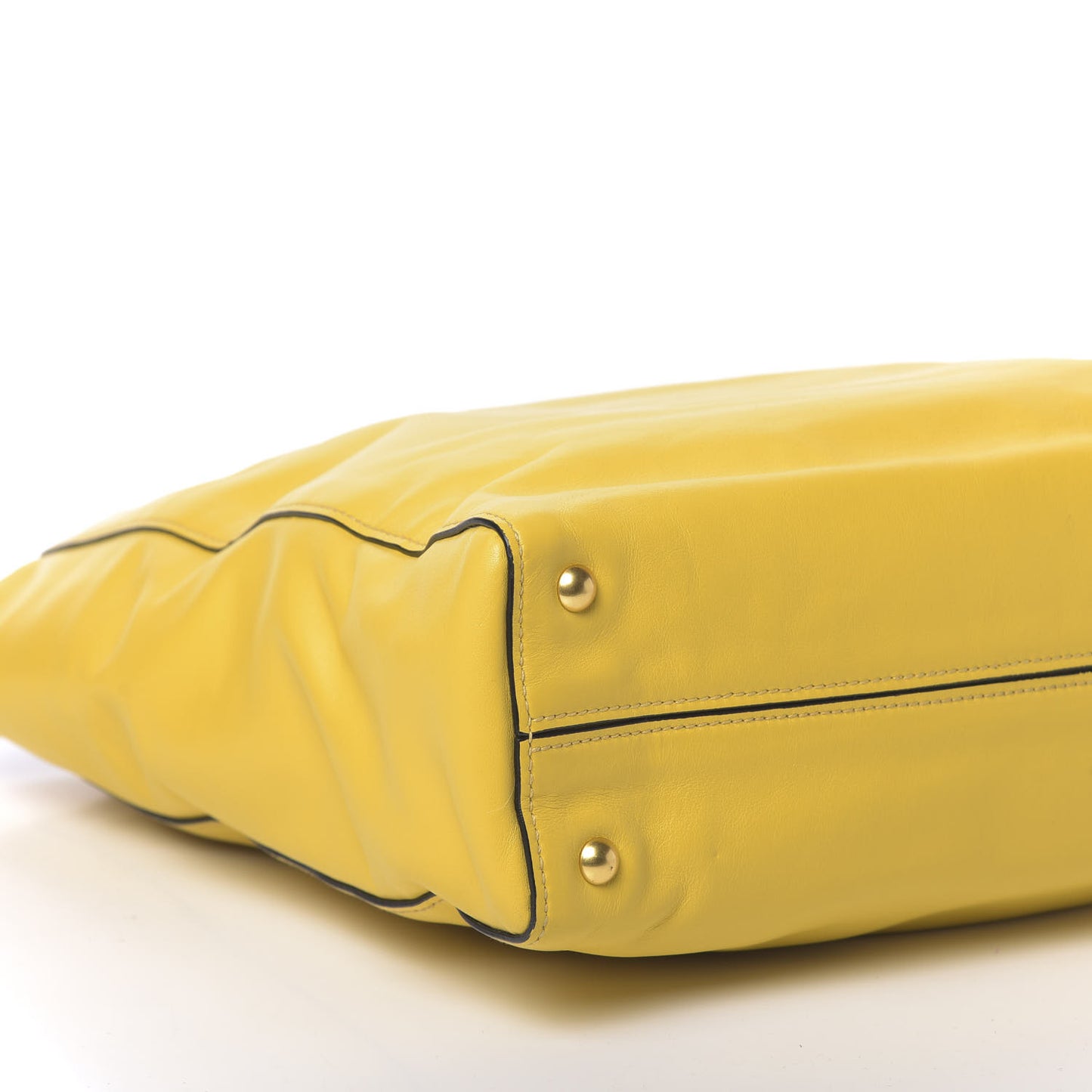 Vitello Soft Calf Tote Yellow