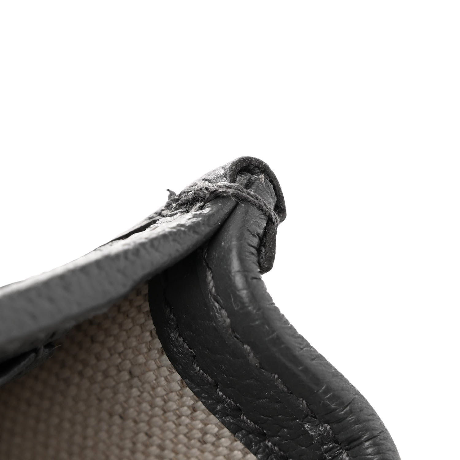 Gucci GG Supreme Monogram Textured Dollar Calfskin Phone Crossbody Bag Grey Black Graphite Grey 11 of 12