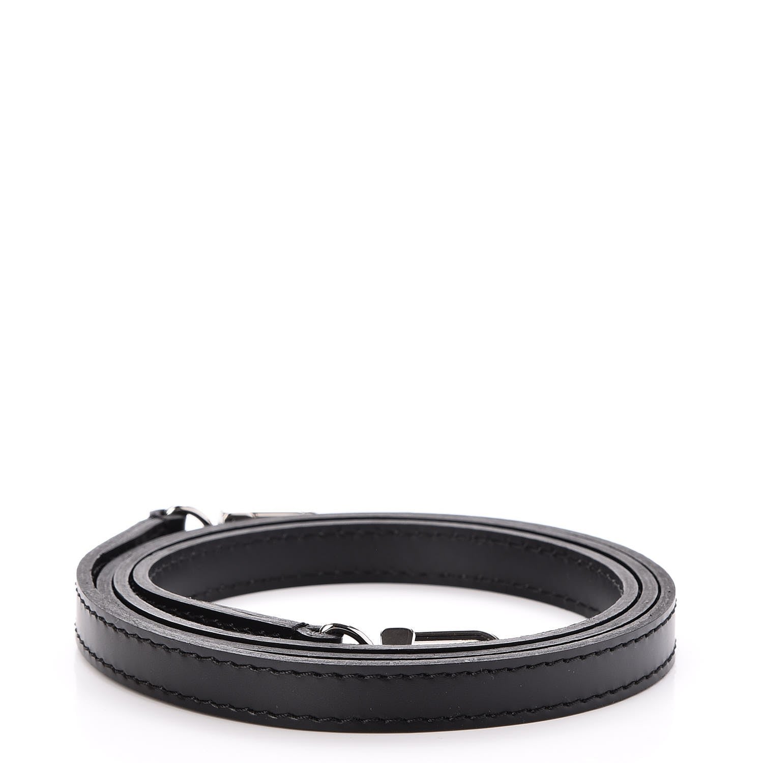 Louis Vuitton Calfskin Alma BB Shoulder Strap Black 2 of 3