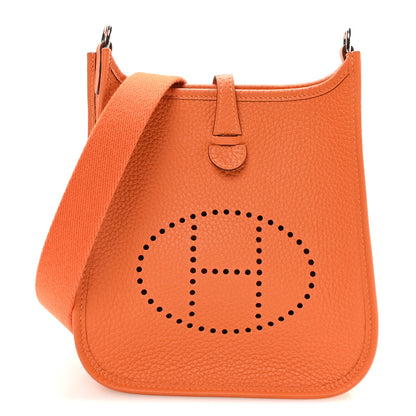 Hermes Taurillon Clemence Evelyne TPM Abricot 1 of 11