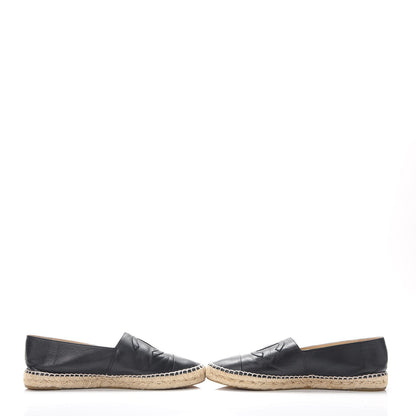 Chanel Lambskin CC Espadrilles 42 Black 5 of 16