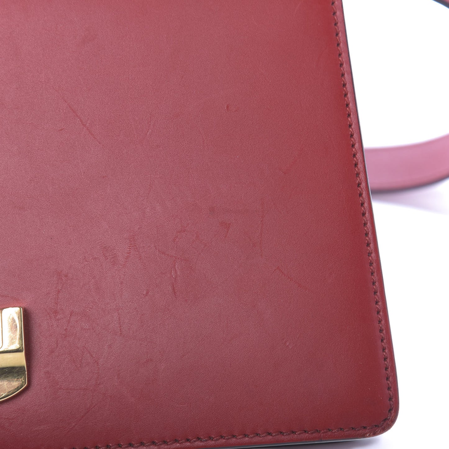 Calfskin Small Sylvie Shoulder Bag Hibiscus Red