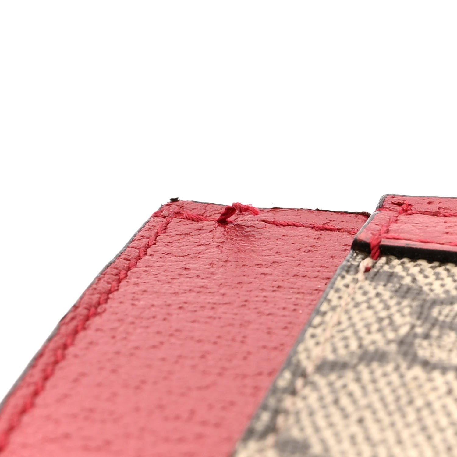 Gucci GG Supreme Monogram Web Queen Margaret Chain Wallet Red 13 of 13