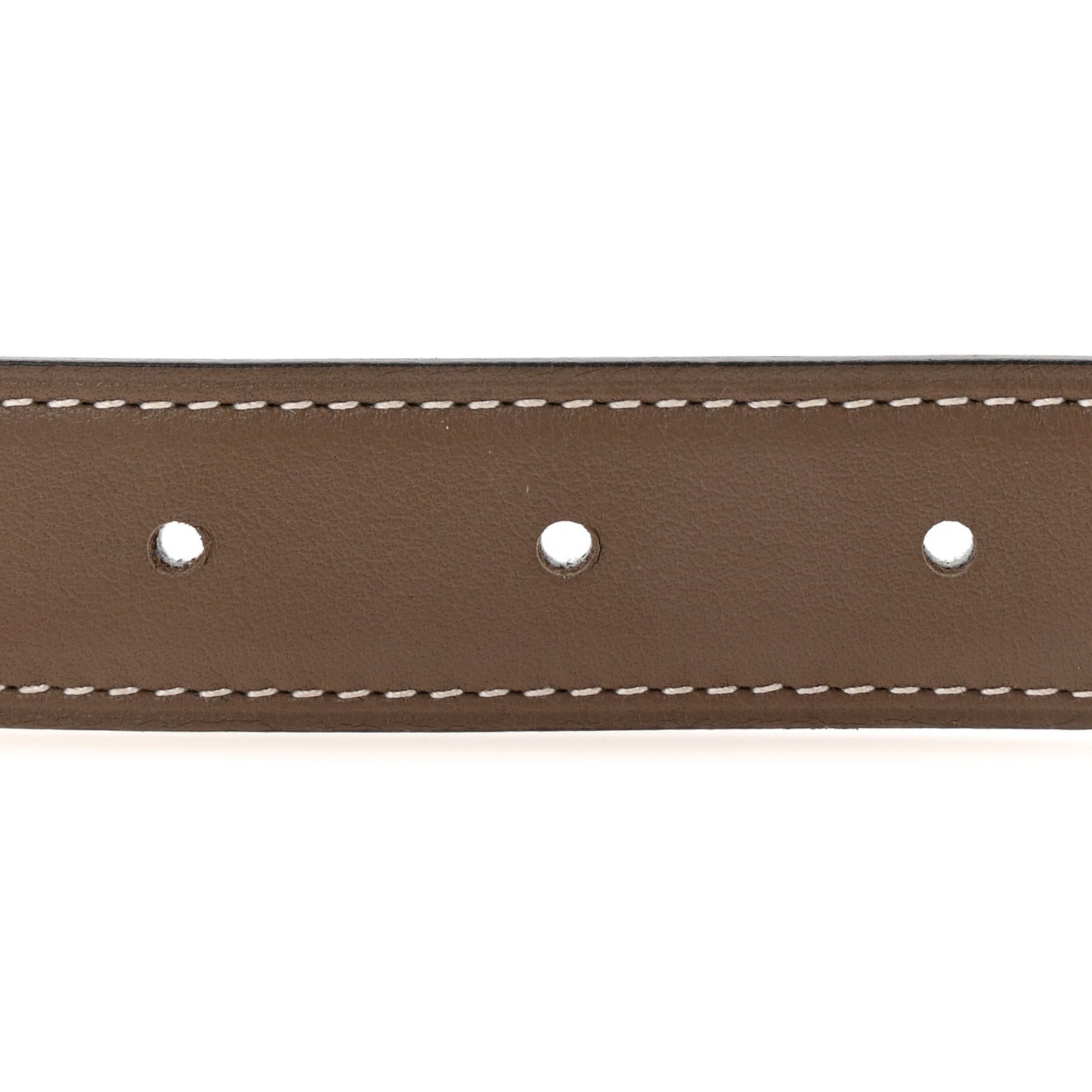 Epsom Swift 24mm Mini Constance H Belt 90 36 White Etoupe