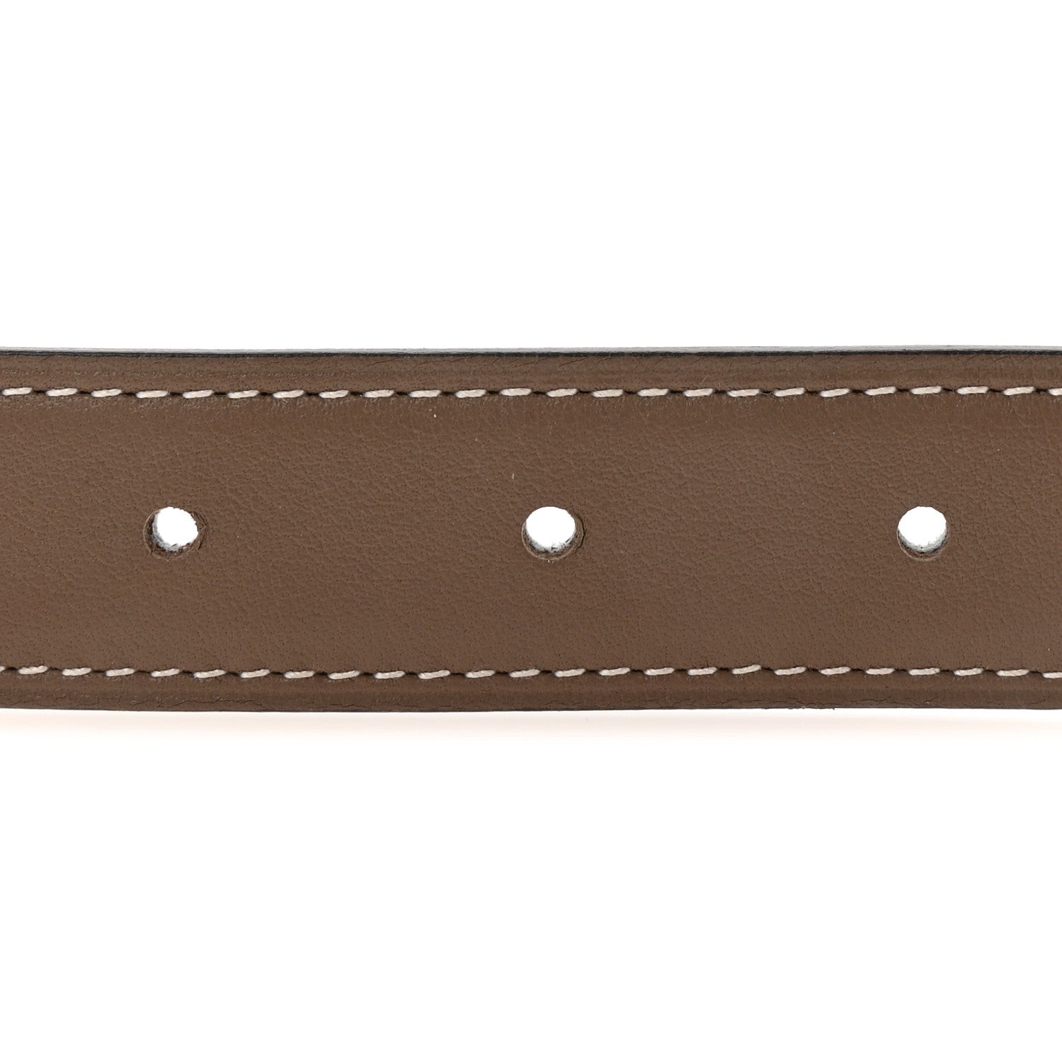 Hermes Epsom Swift 24mm Mini Constance H Belt 90 36 White Etoupe 4 of 6