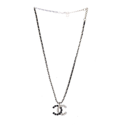 Chanel Lambskin Resin Pearl Dazzling Domino Short Necklace Gold Black 3 of 6