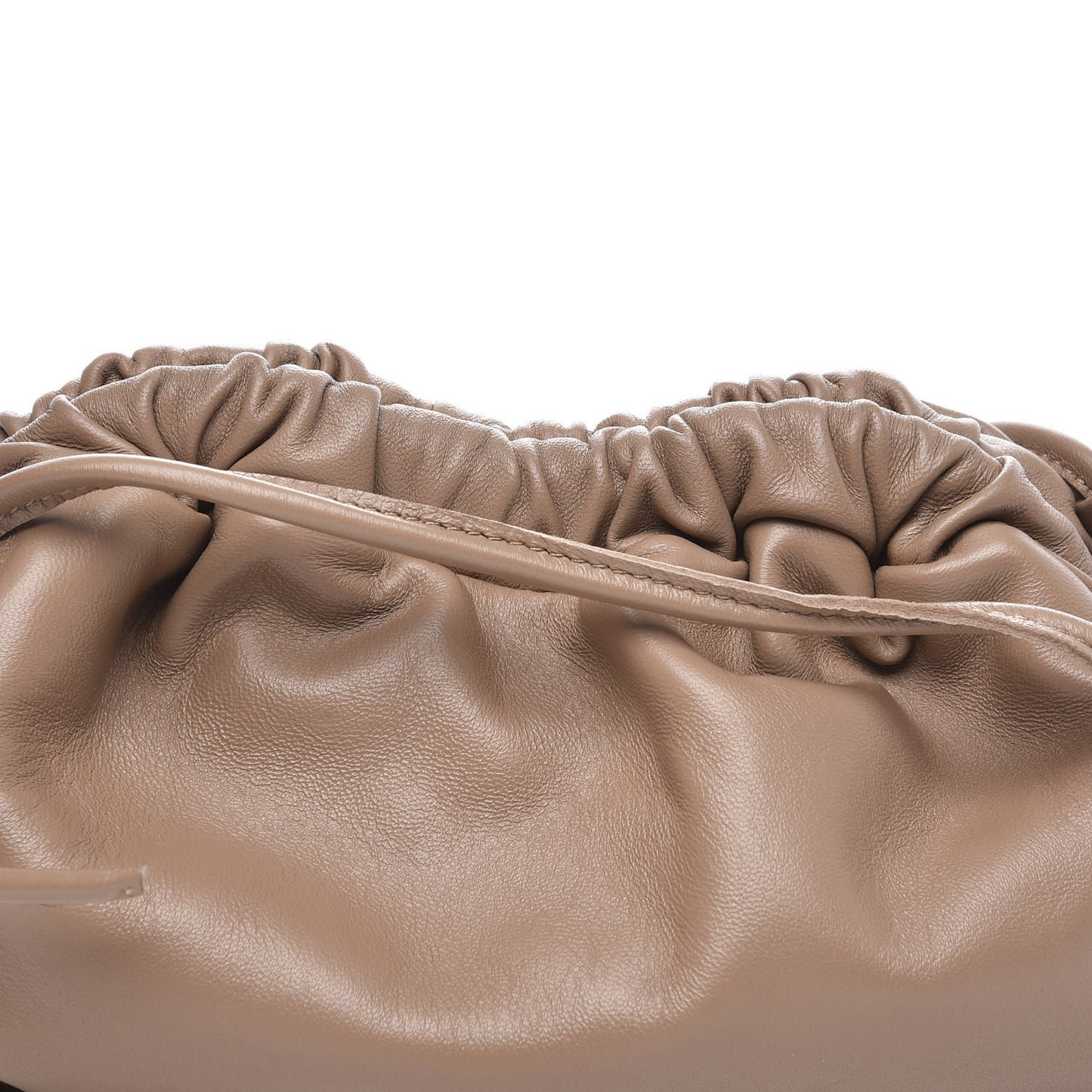 Lambskin Cloud Mini Clutch Biscotto