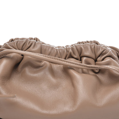 Mansur Gavriel Lambskin Cloud Mini Clutch Biscotto 10 of 11