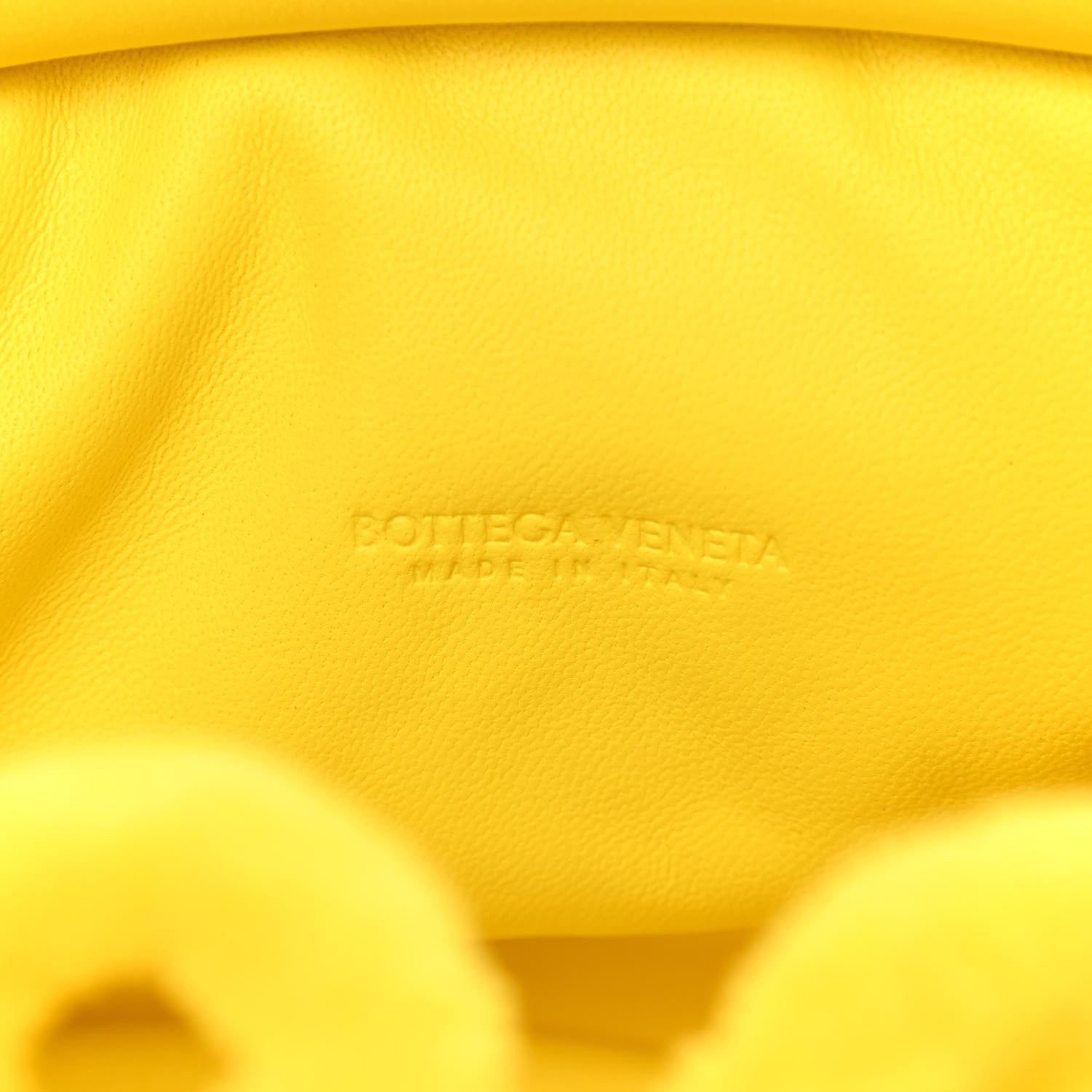 Bottega Veneta Chenille The Mini Pouch Lemon 6 of 11