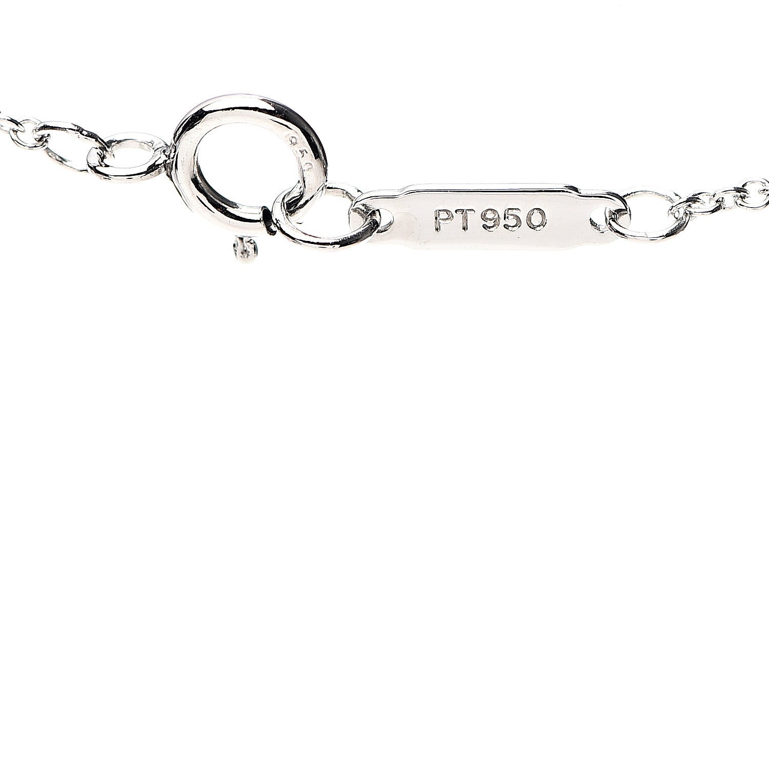 Tiffany Platinum Diamond .12ctw Flower Pendant Necklace 5 of 5