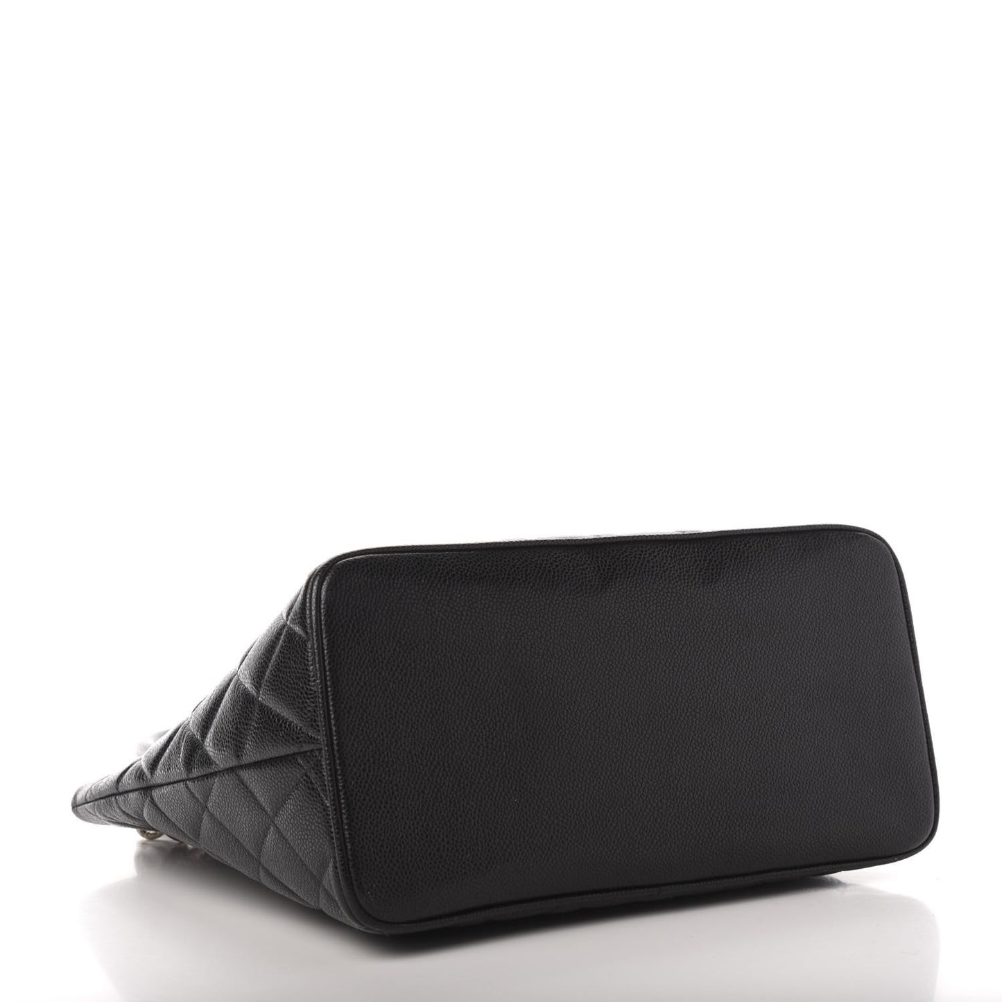 Caviar Quilted Medallion Tote Black