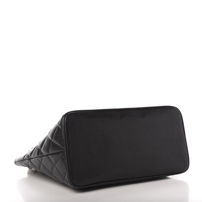 Chanel Caviar Quilted Medallion Tote Black 4 of 10