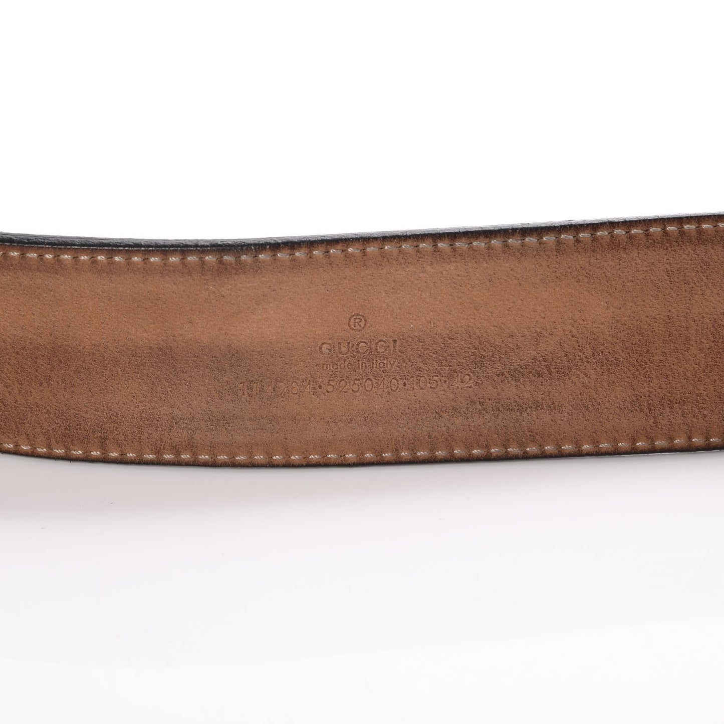 Calfskin Web Interlocking G Belt 105 42 Black