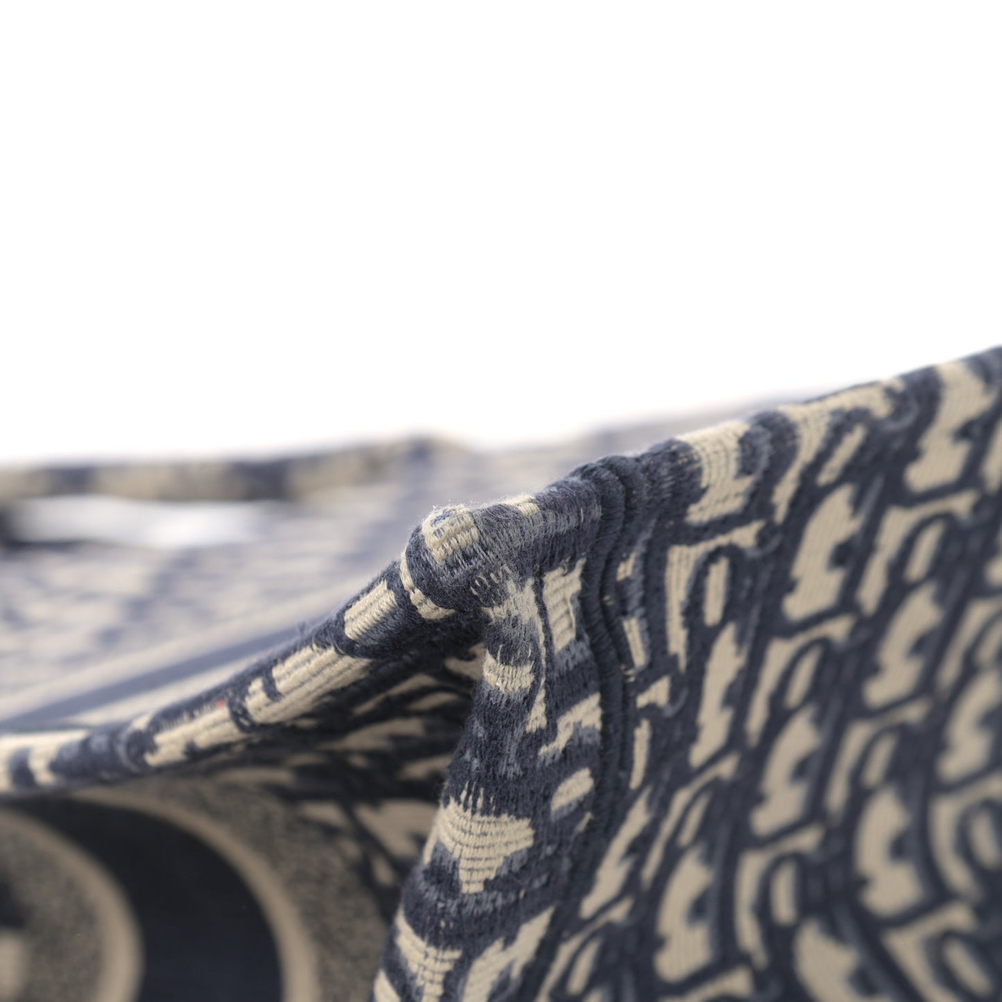 Oblique Medium Book Tote Blue Multicolor