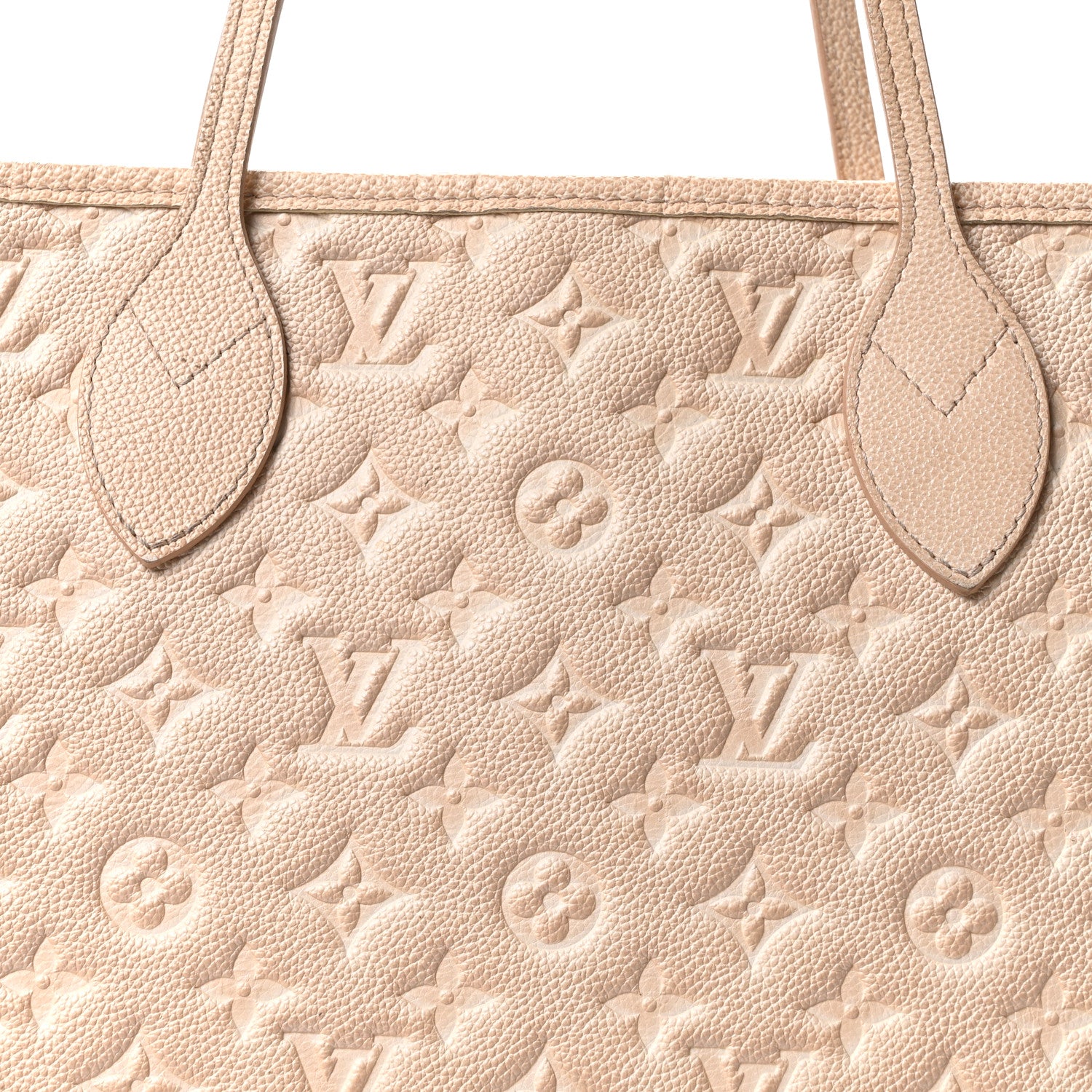 Louis Vuitton Empreinte Monogram Summer Stardust Neverfull MM Beige Clair 9 of 11
