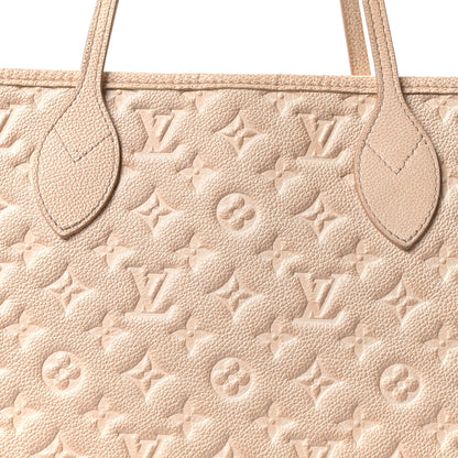 Louis Vuitton Empreinte Monogram Summer Stardust Neverfull MM Beige Clair 9 of 11