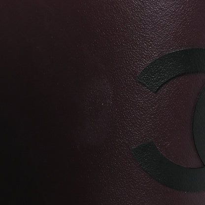 Chanel Caoutchouk CC High Boots 41 Dark Burgundy Black 12 of 14