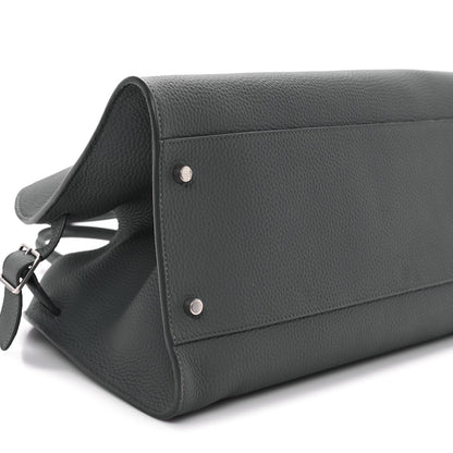 The Row Grained Calfskin EW Margaux Timouse Grey 8 of 9