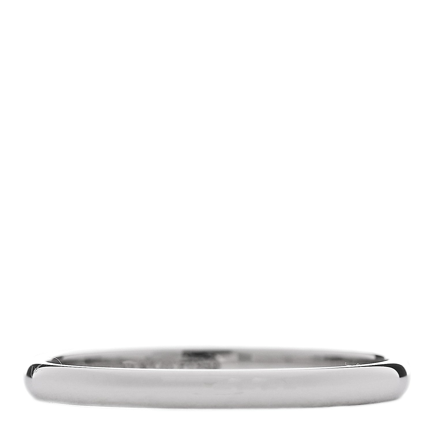 Tiffany Platinum 2mm Forever Wedding Band Ring 56 7.75 1 of 5