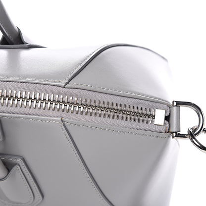 Givenchy Shiny Lord Calfskin Medium Antigona Pearl Grey 14 of 16