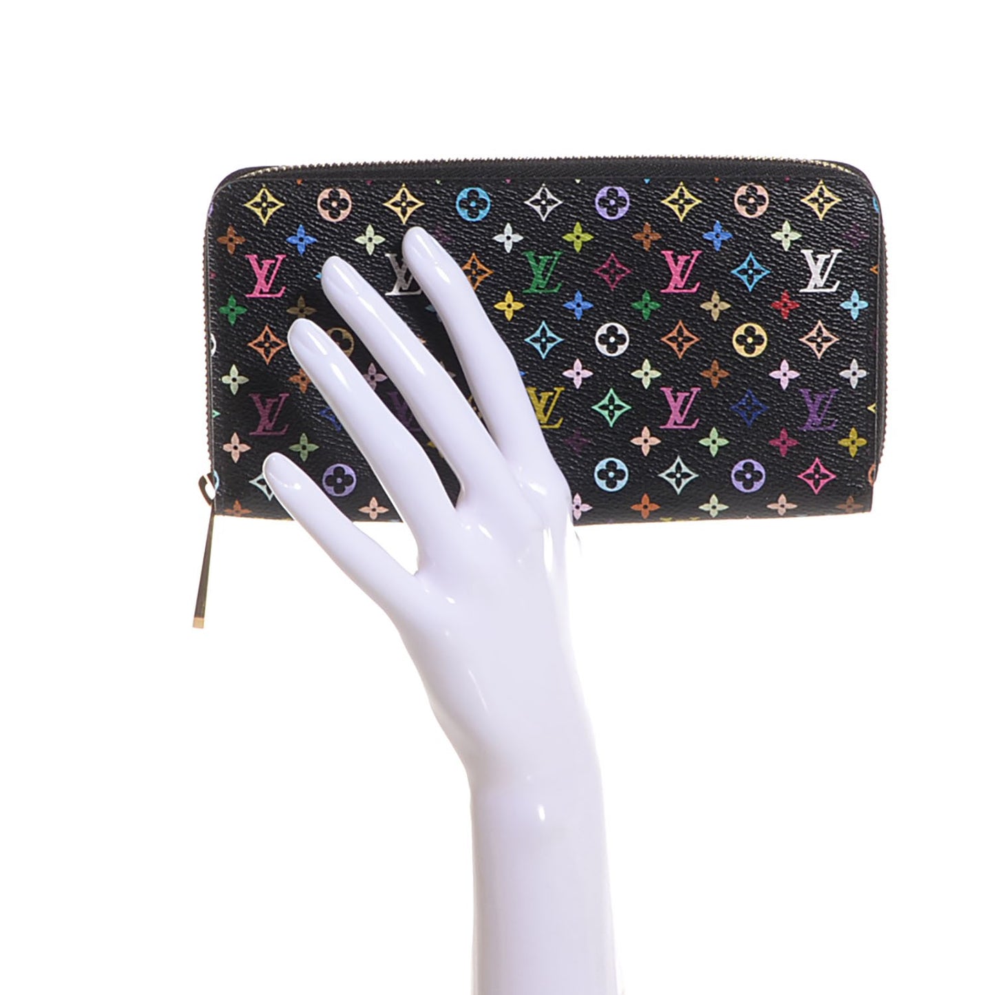 Monogram Multicolor Zippy Wallet Black Grenade