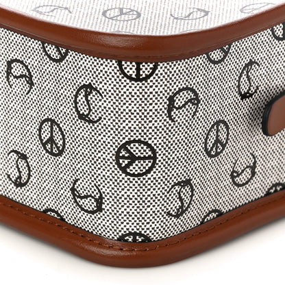 Christian Louboutin Radioloubi Peace Toile Shoulder Bag Cuoio 10 of 10