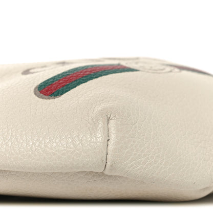 Gucci Grained Calfskin Small Logo Belt Bag White 8 of 9