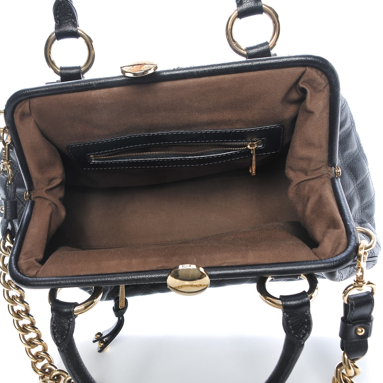 Marc Jacobs Calfskin Quilted Stam Black 5 of 7