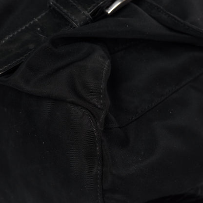 Prada Nylon Vela Medium Backpack Black 9 of 15